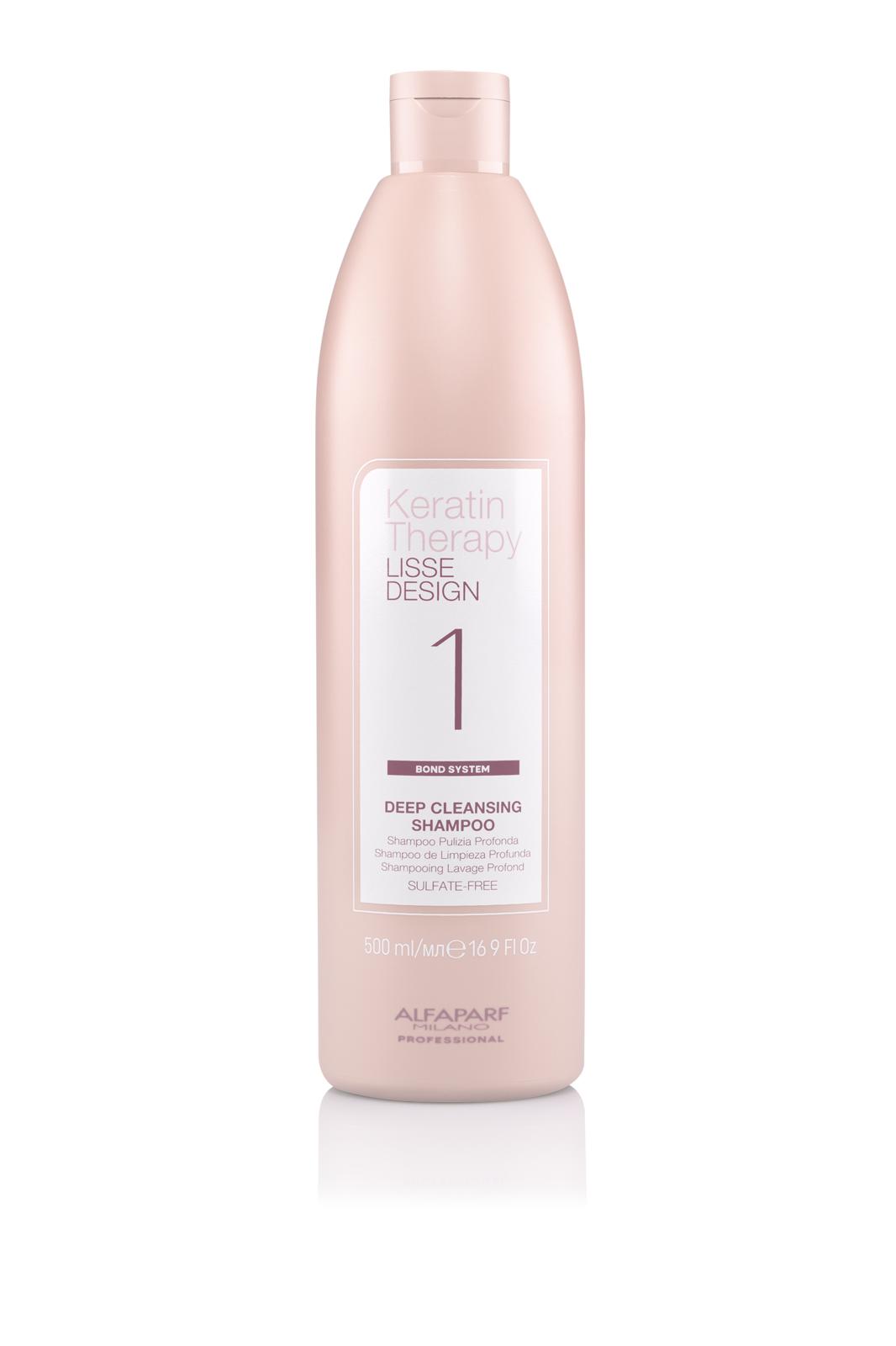 Keratin Therapy Lisse Design Deep Cleansing Shampoo 500 ml